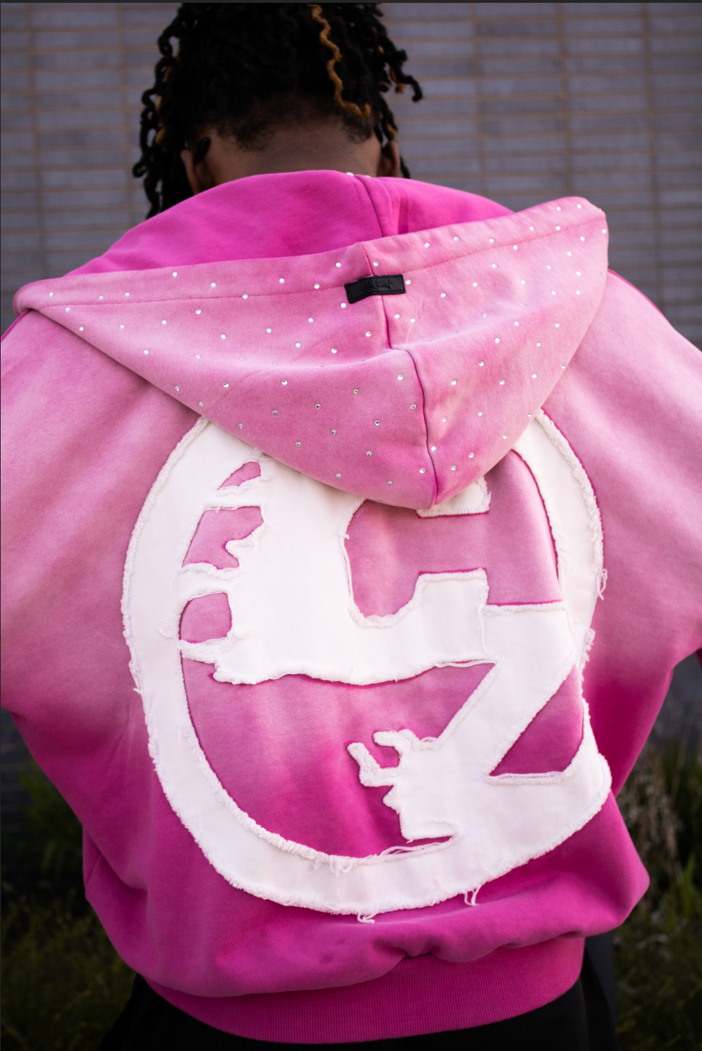 "PINK" Web Zip Up